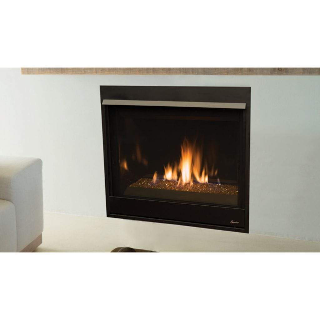 Superior DRC3535 35" Contemporary Direct Vent Natural Gas Fireplace With Electronic Ignition