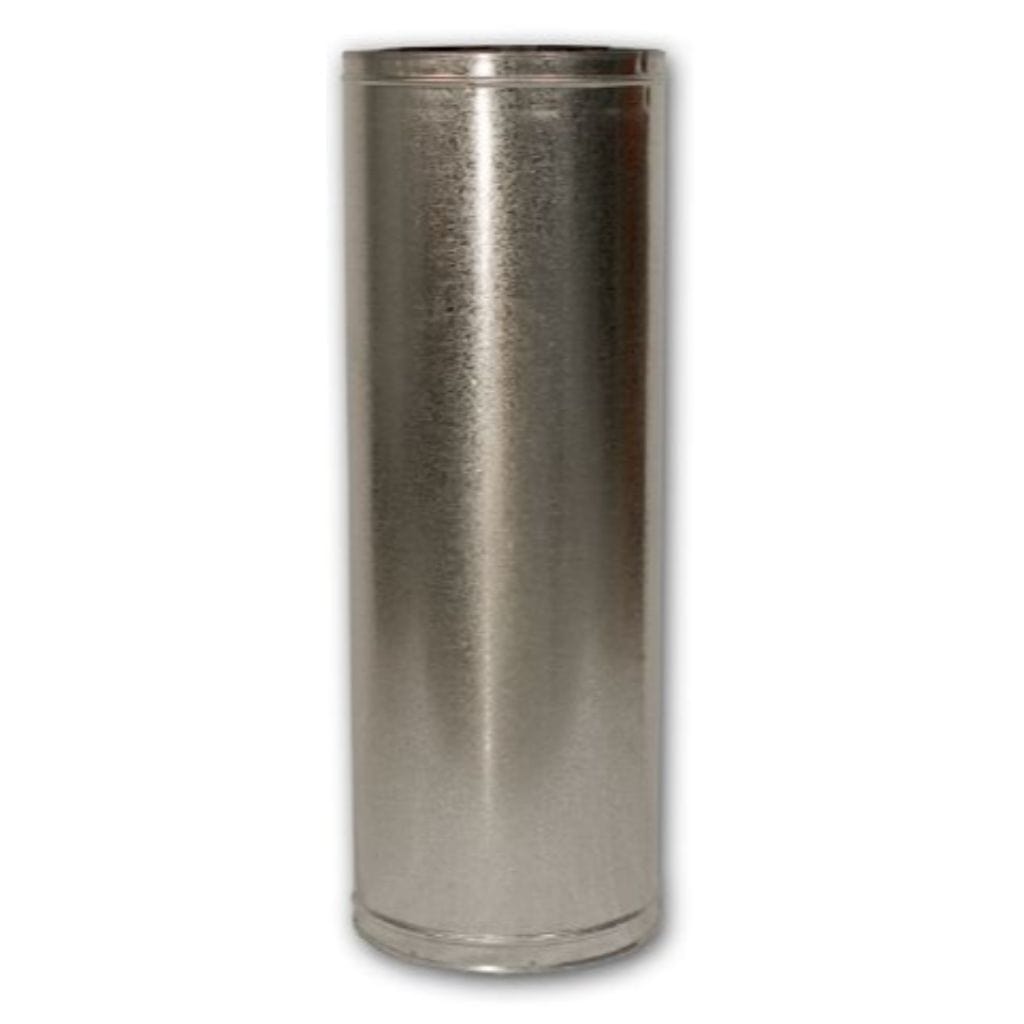 Superior 36" Section Double Wall Pipe Snap Lock for 8" Wood-Burning Chimney