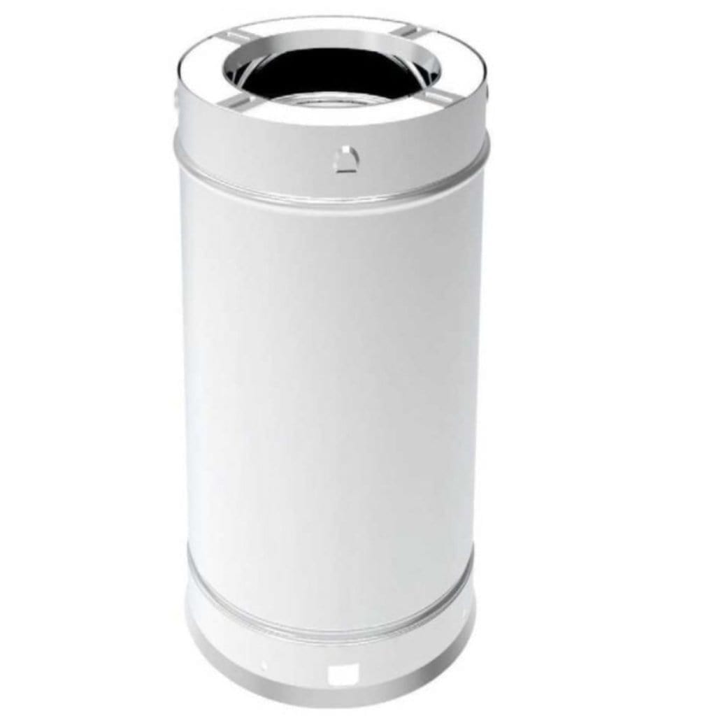 Superior 12" Stainless Steel Chimney Pipe for Snap-Pak 7" Wood-Burning Chimney System