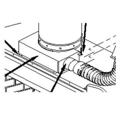 Superior Cold Air Collar Kit - 12" Chimney