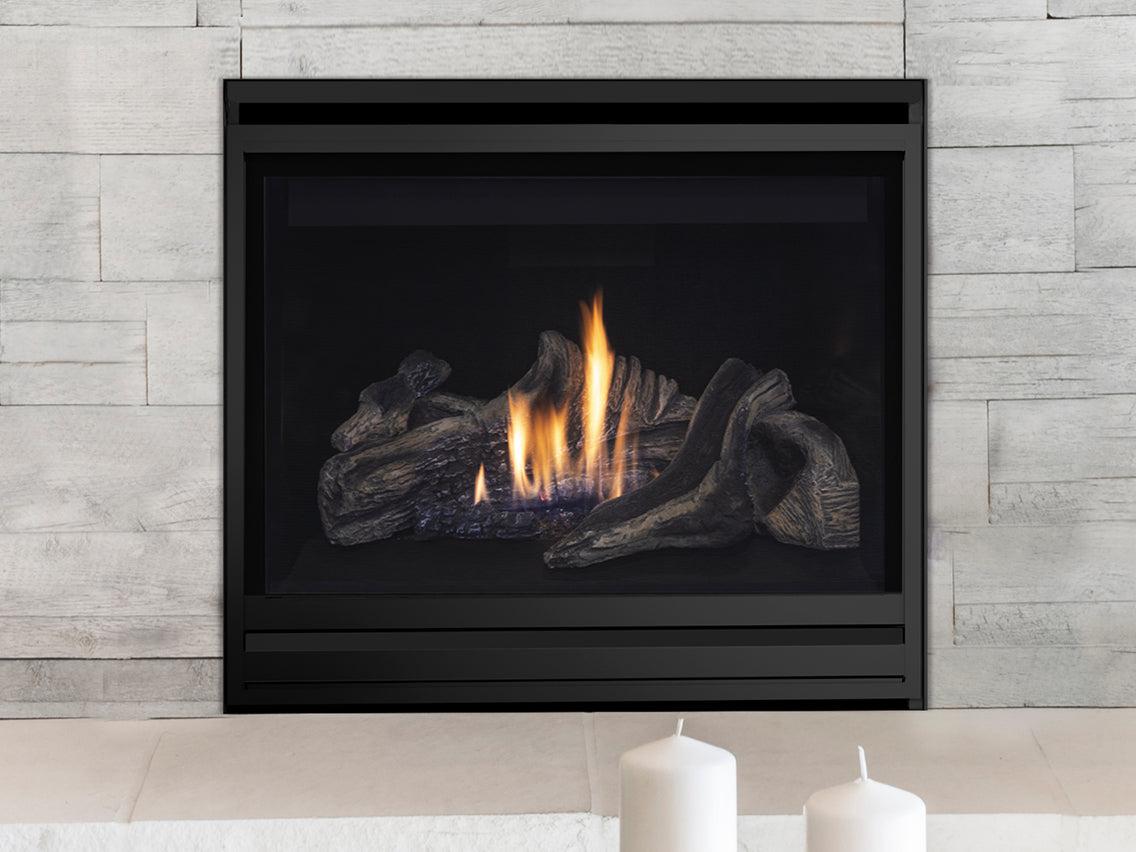 Superior DRC3035 35" Mid-Size Contemporary Top/Rear Direct Vent Natural Gas Fireplace With Electronic Ignition