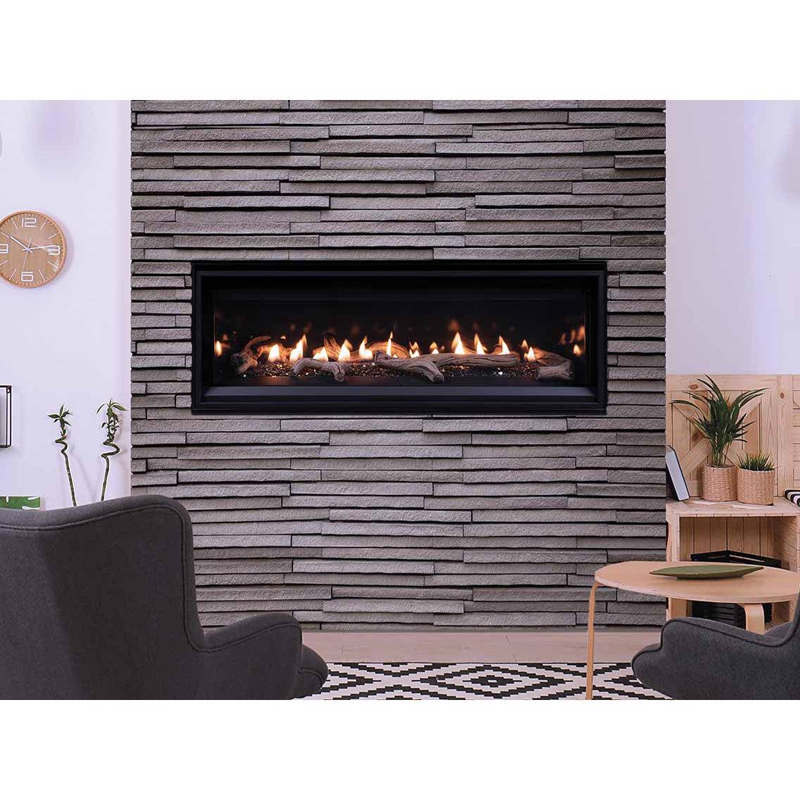 Superior DRL2045 45" Linear Contemporary Direct Vent Propane Gas Fireplace With Electronic Ignition