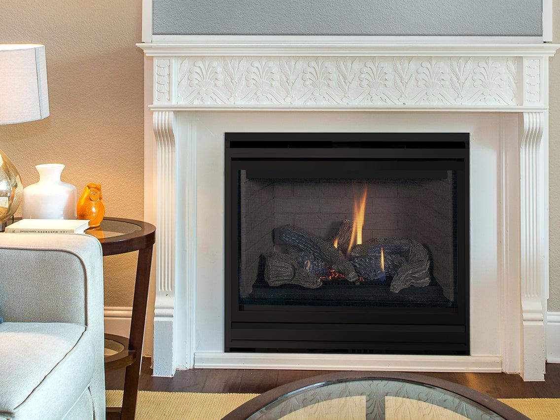 Superior DRT2045 45" Mid-Size Traditional Top/Rear Direct Vent Propane Gas Fireplace With Millivolt Ignition
