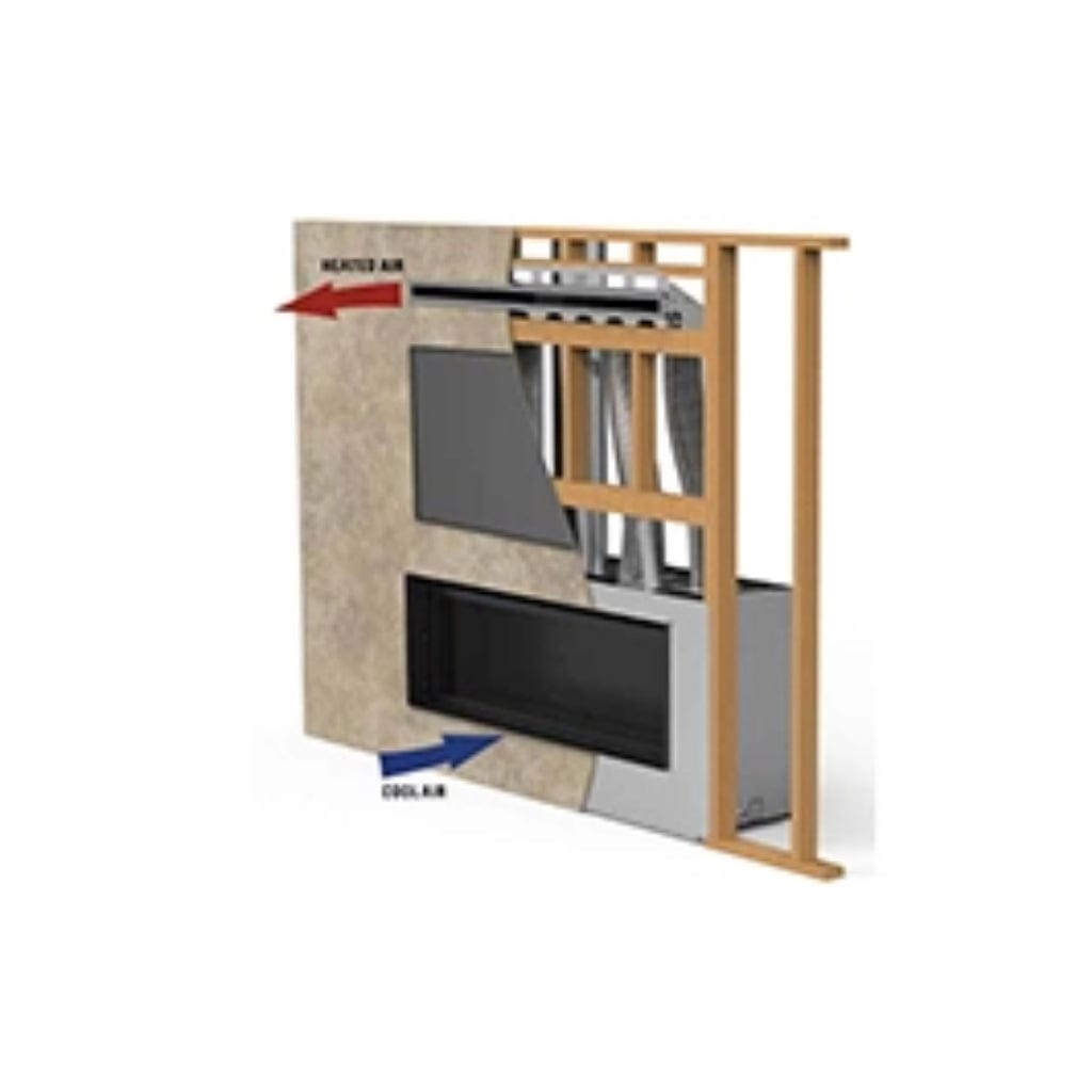 Superior HeatFlo Convection Air Circulation Kit for DRL2045 and DRL3545 Gas Fireplaces