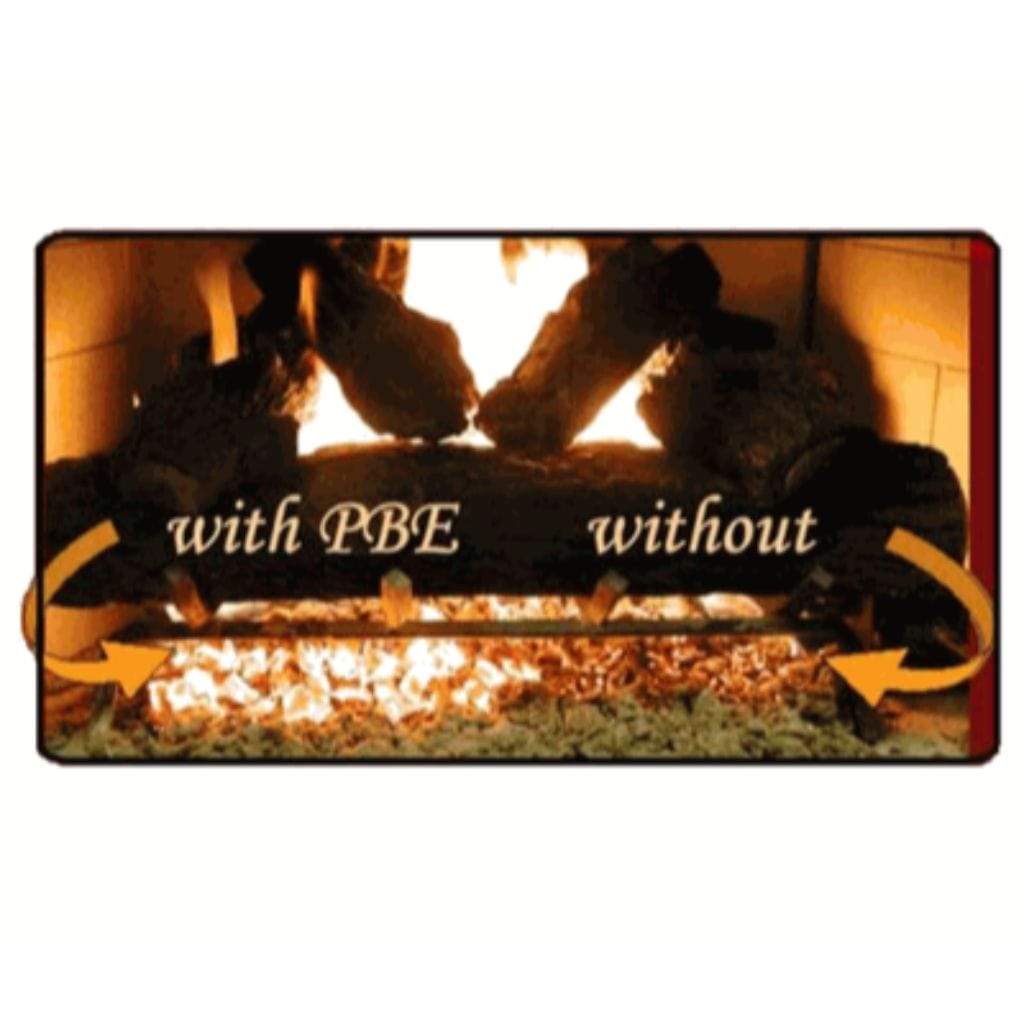 Superior Platinum Glowing Embers Fireplace Media