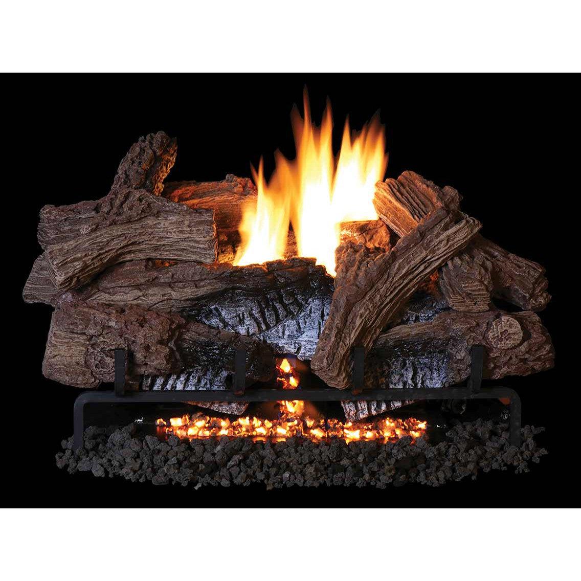 Superior Triple-Flame Series Wild Timber 30" Ceramic Fiber Vent-Free Gas Log Set