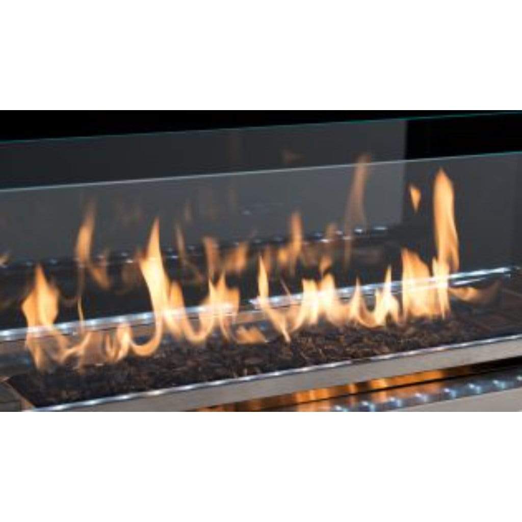Superior VRE4660 60" Linear Contemporary Outdoor Vent-Free Natural Gas Fireplace With Electronic Ignition