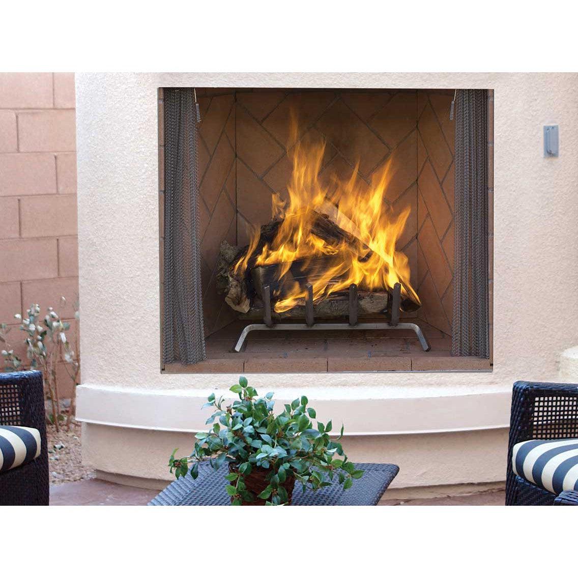 Superior WRE6042 42" Traditional Outdoor Vented Wood Burning Masonry Fireplace
