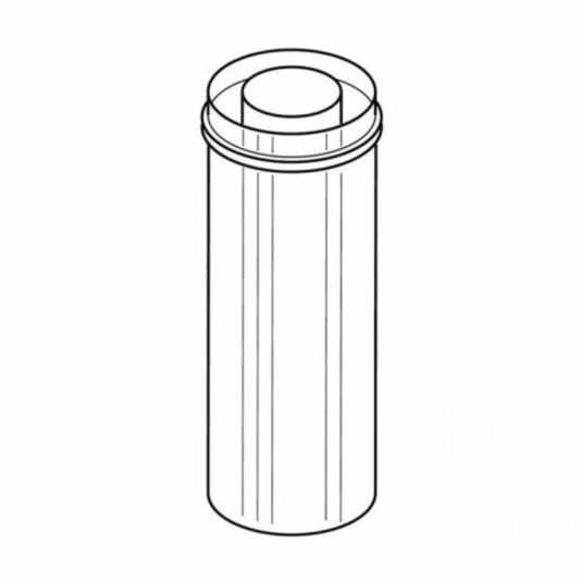 Superior 12" Conversion Pipe from 8DM to FTF8 for 8" Wood-Burning Chimney