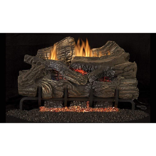 Superior 18" Smokey Mountain Glow-Ramp Ceramic Fiber Log Set