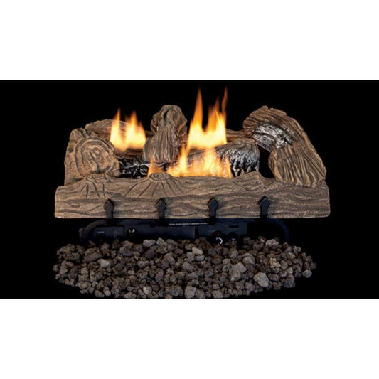 Superior 18" Townsend Bark Double-Flame Ceramic Fiber Log Set