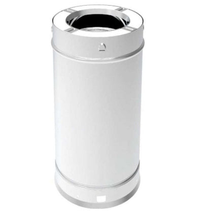 Superior 12" Stainless Steel Chimney Pipe for Snap-Pak 7" Wood-Burning Chimney System
