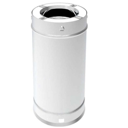 Superior 18" Stainless Steel Chimney Pipe for Snap-Pak 7" Wood-Burning Chimney System
