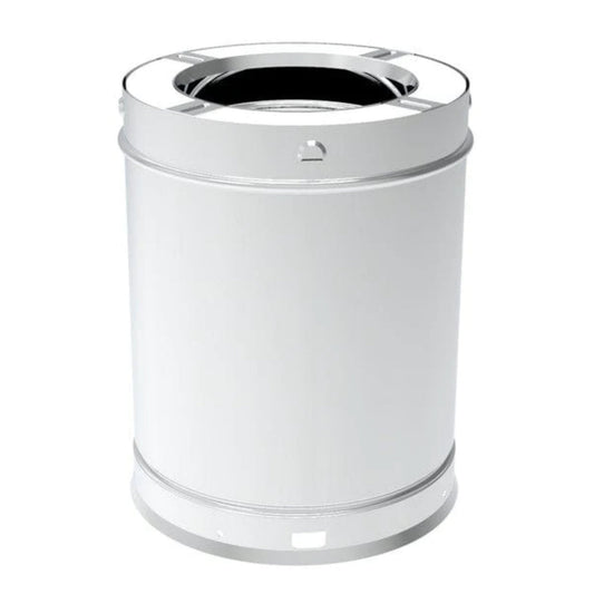 Superior 6" Stainless Steel Chimney Pipe for Snap-Pak 7" Wood-Burning Chimney System
