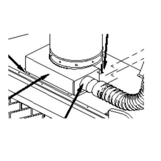 Superior Cold Air Collar Kit - 8" Chimney