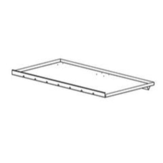 Superior 42" Drain Pan With 1" Stainless Decorative Face Extension for WRE3042 Wood Burning Fireplace