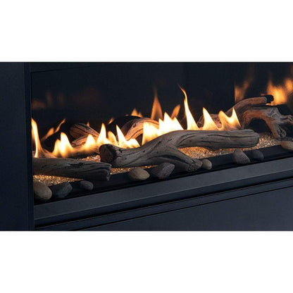 Superior DRL3535 35" Linear Contemporary Direct Vent Propane Gas Fireplace With Electronic Ignition
