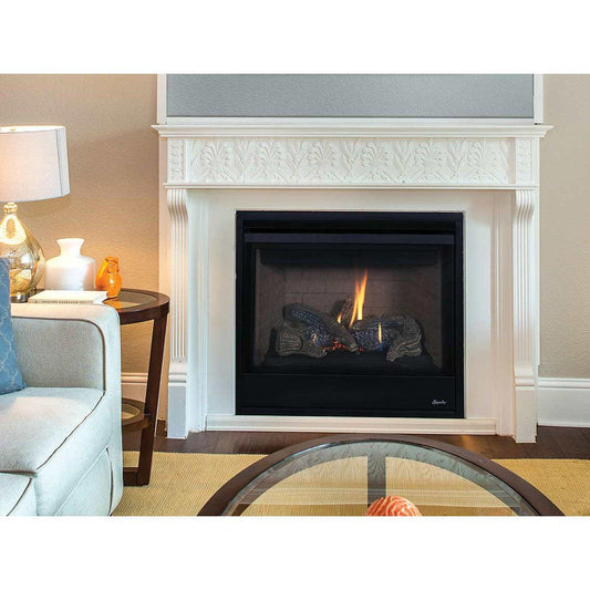 Superior DRT2035 35" Traditional Direct Top Vent Propane Gas Fireplace With Electronic Ignition