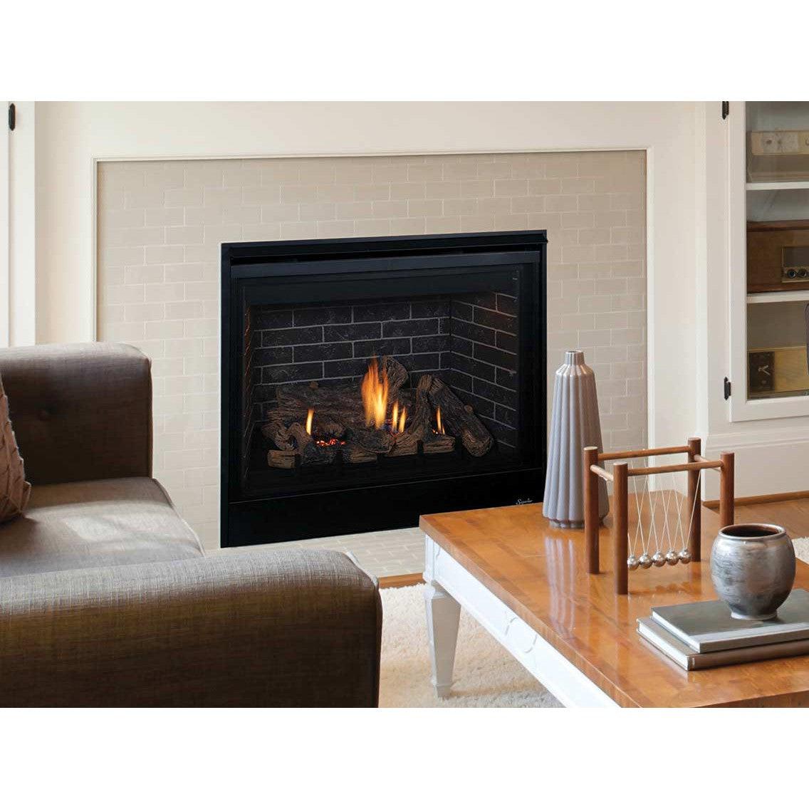 Superior DRT3540 40" Mid-Size Traditional Top/Rear Direct Vent Propane Gas Fireplace With Electronic Ignition