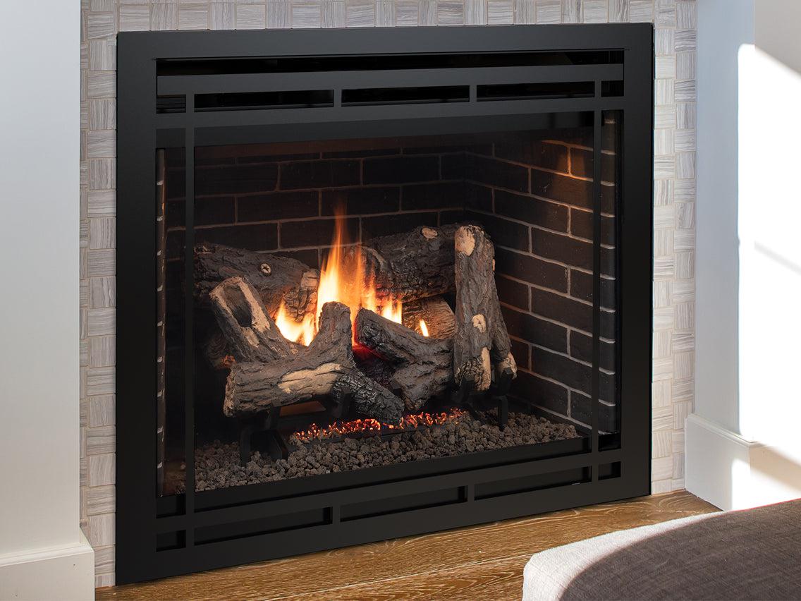 Superior DRT4240 40" Mid-Size Traditional Top Direct Vent Propane Gas Fireplace With Electronic Ignition