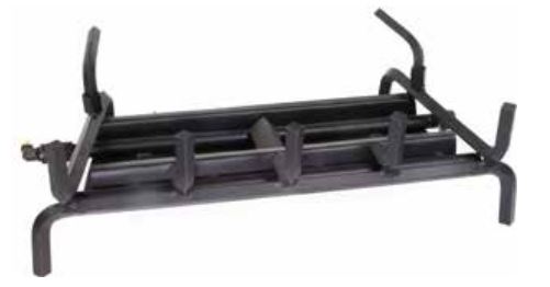 Superior Dual-Burner 24" Outdoor Vented Natural Gas Log Burner With Match Lit Ignition