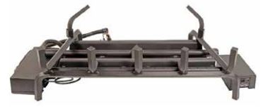 Superior Dual-Burner 36" Vented Propane Gas Log Burner With Remote Control and Electronic Ignition