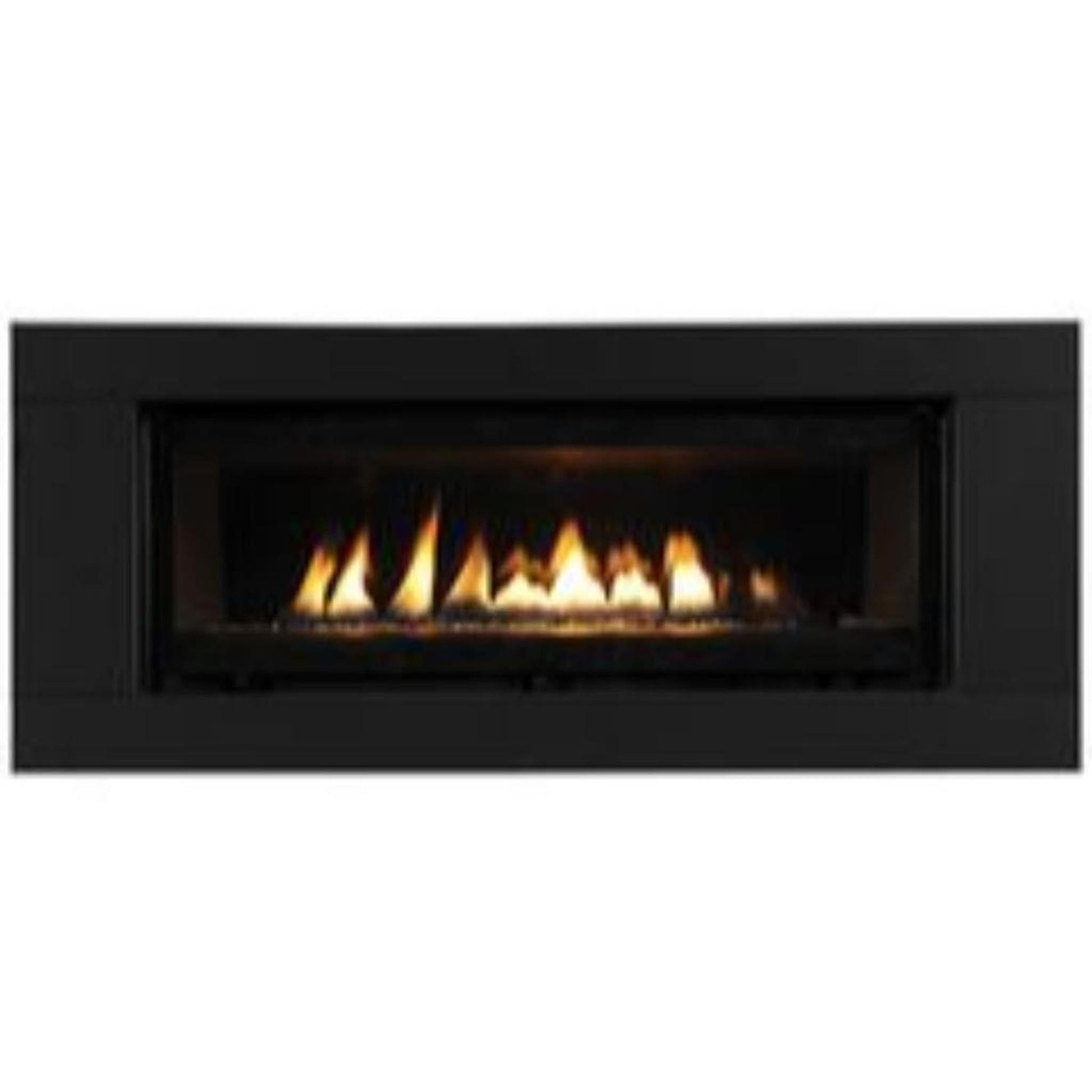 Superior Stainless Matte Fireplace Surround With Added Depth for DRL3054 Gas Fireplace