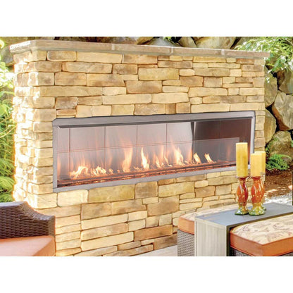 Superior VRE4636 36" Linear Contemporary Outdoor Vent-Free Natural Gas Fireplace