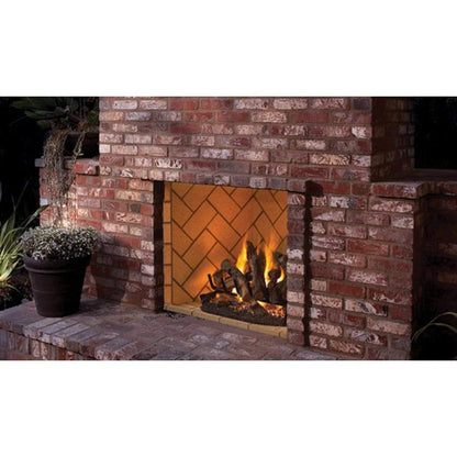 Superior VRE6042 42" Traditional Outdoor Vent-Free Gas Masonry Fireplace