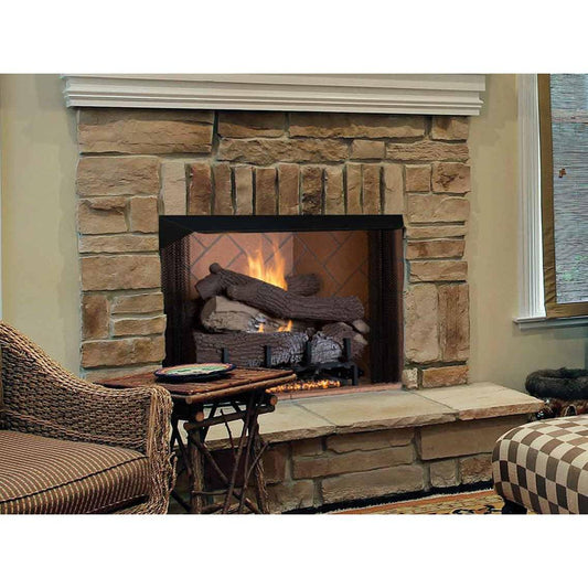 Superior VRT6036 36" Traditional Vent-Free Gas Masonry Fireplace