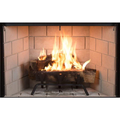 Superior WRT3538 38" Traditional Wood Burning Fireplace With Grey Herringbone Refractory Panels